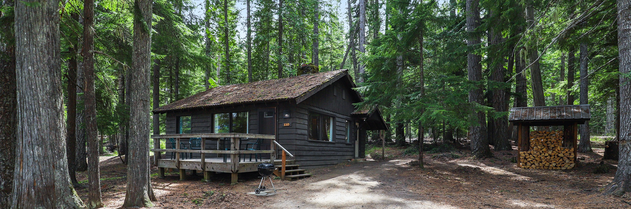 A Forest View Cabin at Hill’s Resort at Priest Lake, Idaho