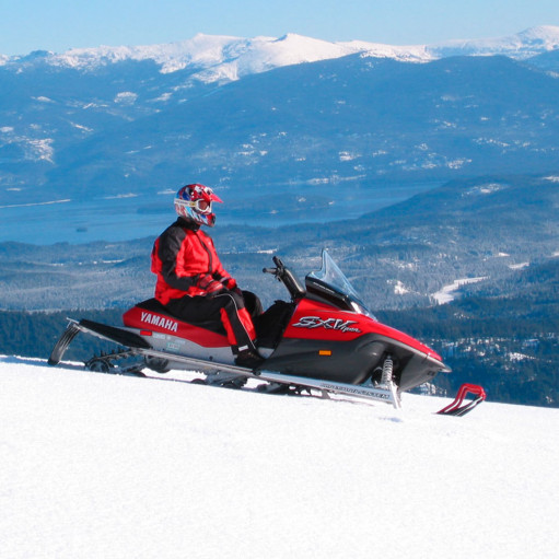 Snowmobiling